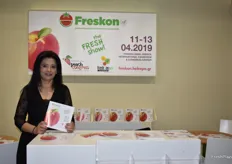 Tonia Nikolaidou, who was promoting the Freshkon event in Greece, being held from the 11th to 13th of April.